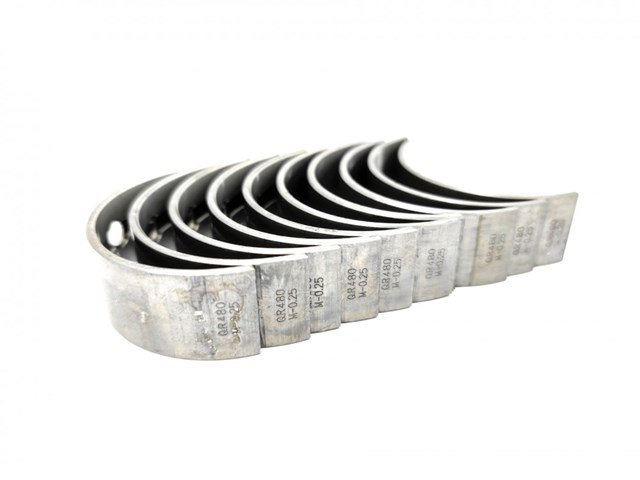 Вкладиші колінвала, корінні, комплект, 1-й ремонт (+0,25) Chery 4801005012CA