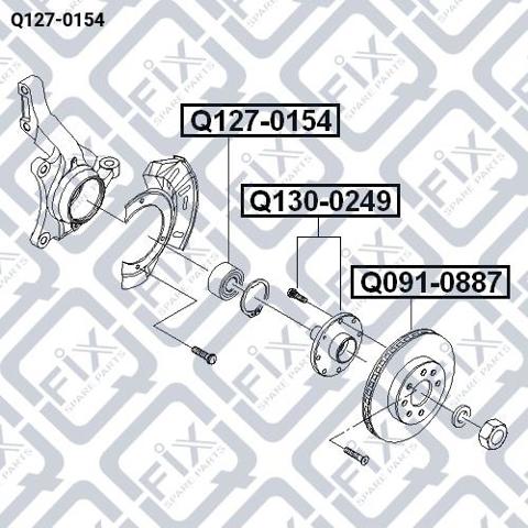 Підшипник маточини Q-fix Q1270154