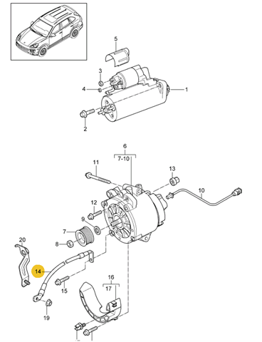  95561119600 Porsche