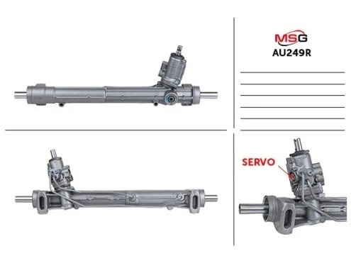 Рульова рейка AU249R MSG Rebuilding