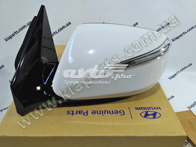 Ліве бокове дзеркало 876102W012 Hyundai/Kia