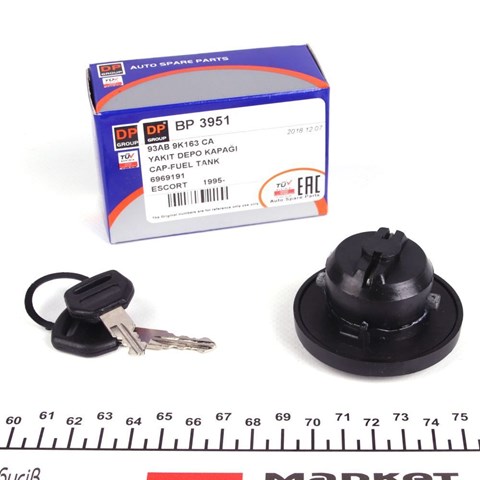 Пробка паливного бака DP Group BP3951 ціна, від 5.77 USD