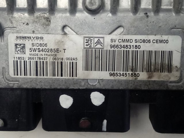  9663483180 Peugeot/Citroen