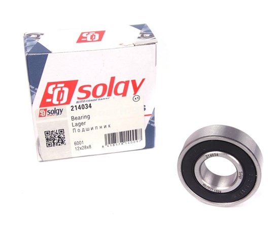 Підшипник генератора 214034 Solgy