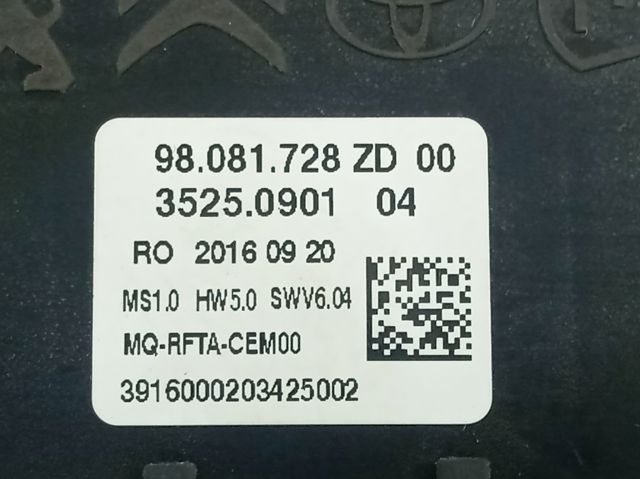 98340478ZD Peugeot/Citroen 