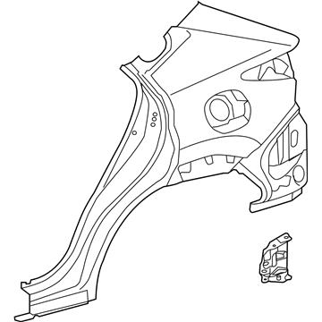 6160178060 Toyota Крило праве заднє