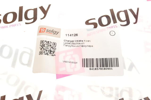 Шланг/патрубок интеркуллера 114126 Solgy