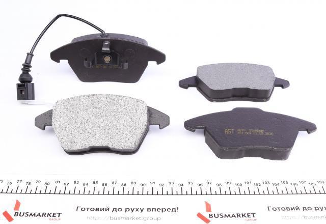 Купити AST587D AST Колодки гальмівні передні, дискові