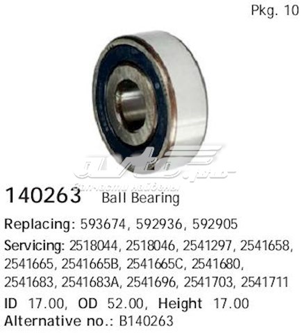 AL170947 John Deere Авто генератор