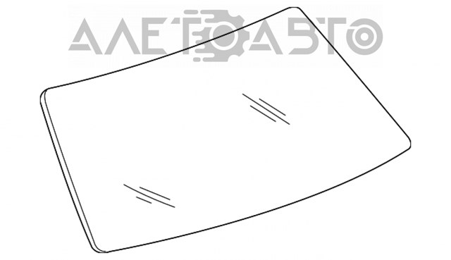 Купити 68295716AA Chrysler Вікно вітрове