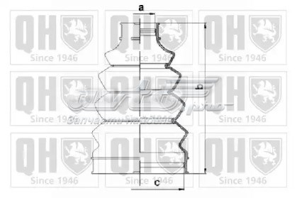 Пильник ШРУСа зовнішній, задньої піввісі MAZDA GD2922540