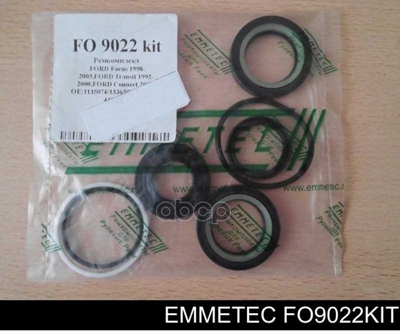 Купити FO9022KIT Emmetec Ремкомплект рульової рейки (механізму) г/у, (комплект ущільнень)