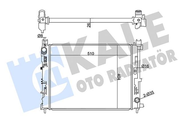 Радіатор основний Kale 358970 ціна, від 132.47 USD