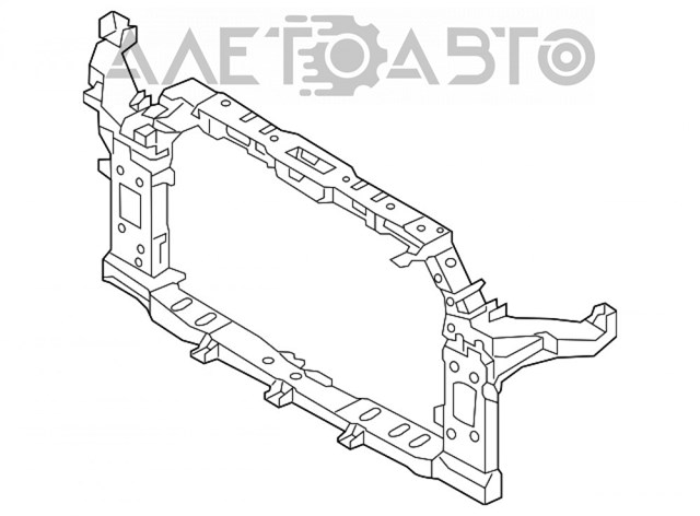 Рамка радіатора 64101B2000 Hyundai/Kia