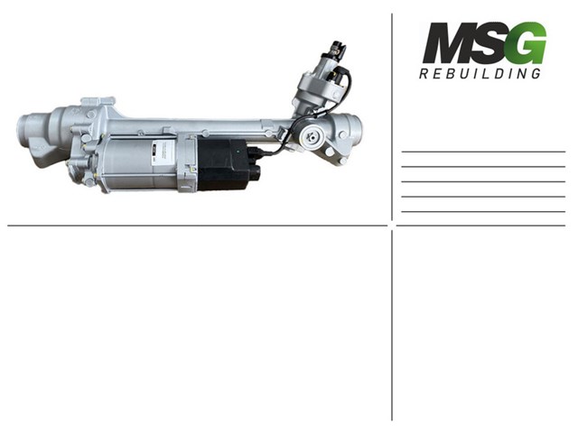 BW408NLA0R MSG Rebuilding Рейковий рульовий механізм