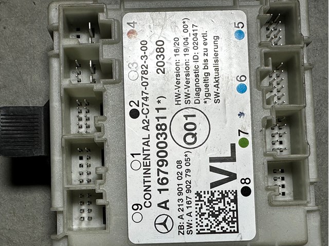 A1679003811 Mercedes Блок комфорту передніх дверей