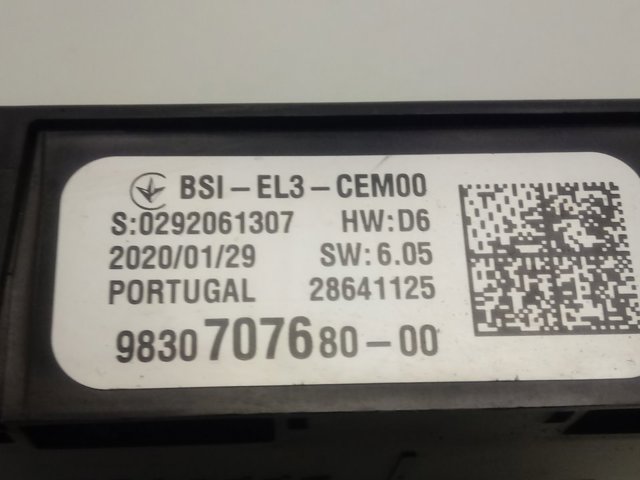 9830707680 Peugeot/Citroen 