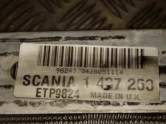1437263 Scania Радіатор опалювача салону