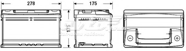 Купити Акумулятор Exide Ємність 70А/г EC652