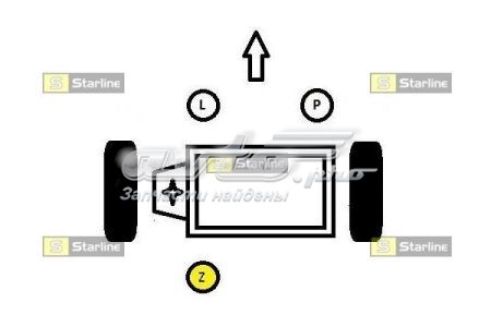 Подушка двигуна задня SM0303 Starline