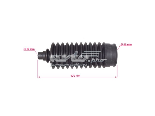 Пильник рейки MSG OP103DUSTER