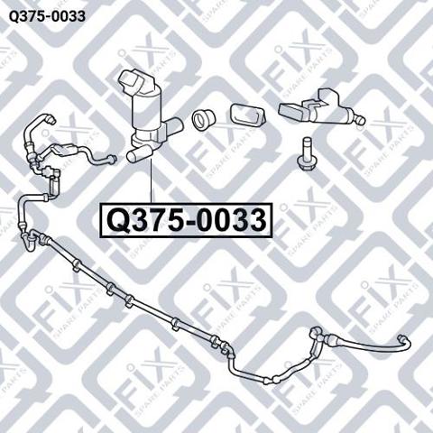 Мотор омивача фар Q-fix Q3750033 ціна, від 9.86 USD