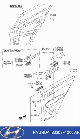  83308F1000WK Hyundai/Kia