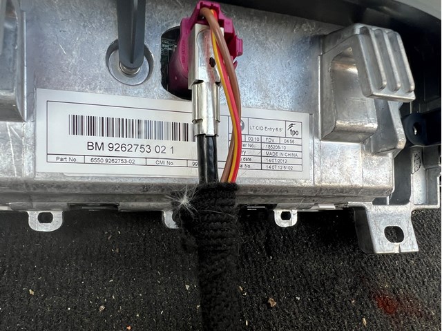 Дисплей багатофункціональний 9262753 BMW