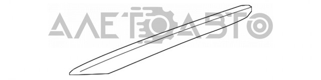 FP5055971 FPS Молдинг заднього бампера, лівий