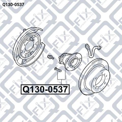 Маточини задніх коліс Q-fix Q1300537 ціна, від 58.79 USD