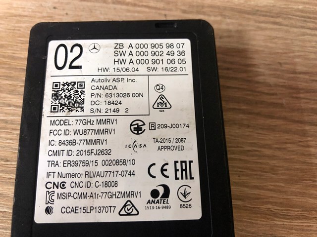  Mercedes A0009059807