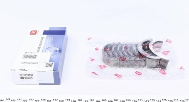 Купити 180035000115 NE/NPR Вкладиші колінвала, корінні, комплект, 1-й ремонт (+0,25)