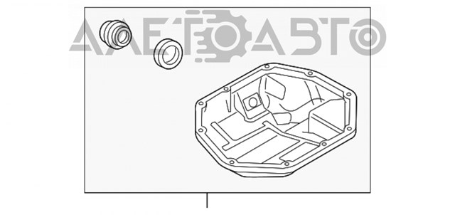 Піддон масляний картера двигуна 11110ET010 Nissan/Infiniti