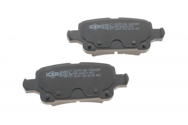 Купити 182257208 Icer Задні колодки