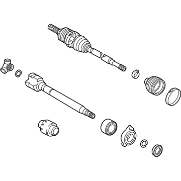 Привід передній правий на Toyota RAV4 V A5