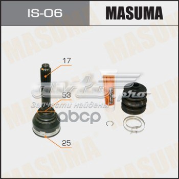 ШРУС зовнішній Masuma IS06