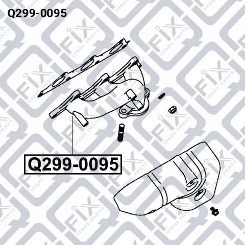 Колектор випускний, лівий Q-fix Q2990095 ціна, від 176.72 USD