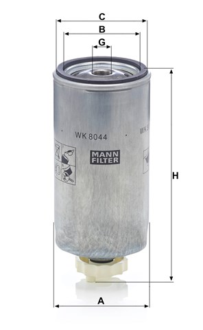 Купити WK8044X Mann-Filter Фільтр-відстійник палива грубої очистки