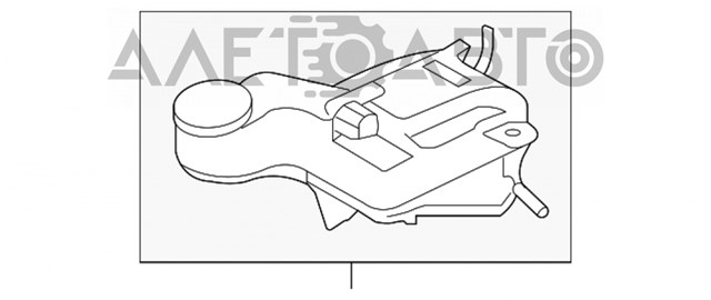 Бачок головного гальмівного циліндру (гальмівної рідини) на Mazda 3 (BK12)