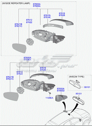  87611J7010 Hyundai/Kia