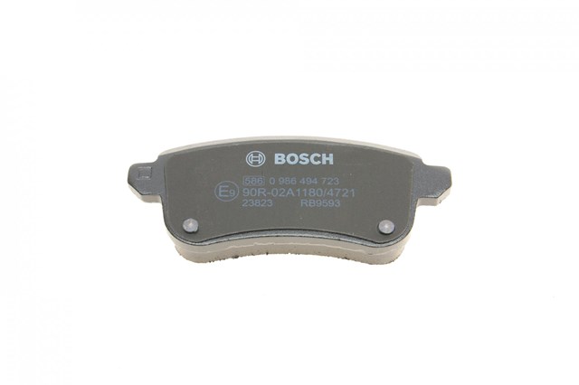 986494723 Bosch Колодки гальмівні задні, дискові