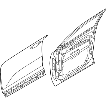 Двері передні ліві 76003C6000 Hyundai/Kia
