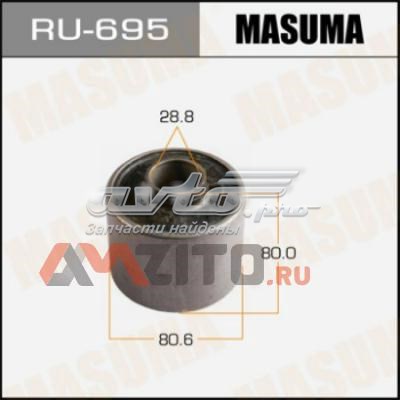 RU695 Masuma Сайлентблок переднього нижнього важеля