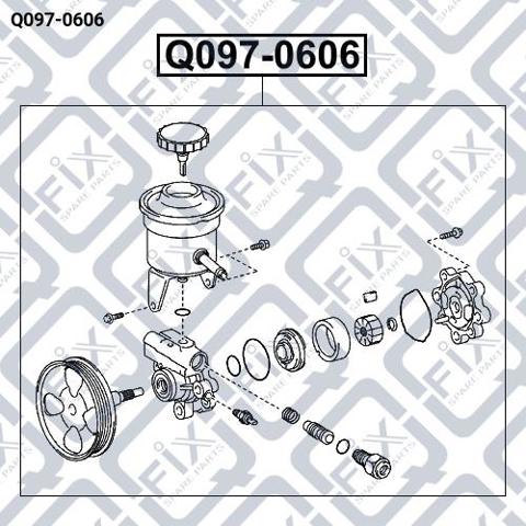 Купити Q0970606 Q-fix Насос гідравліки