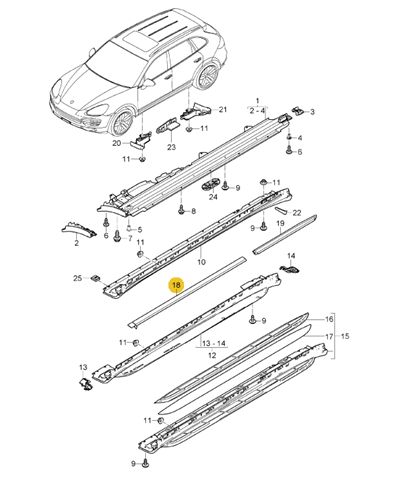  958559538009B9 Porsche