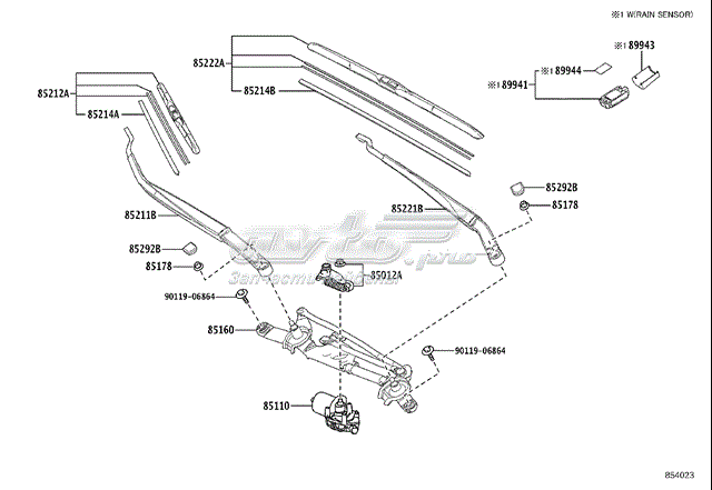  Toyota 8522212B00 ціна, від  