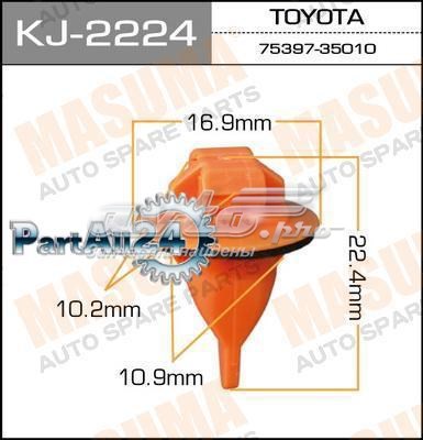 Пістон (кліп) кріплення накладок порогів Masuma KJ2224 ціна, від 1.57 USD