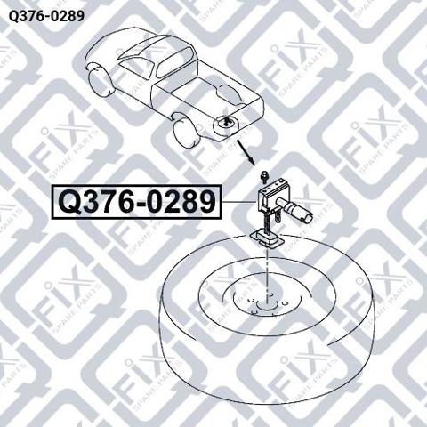 Талі підйому запасного колеса Q-fix Q3760289 ціна, від 69.68 USD