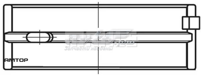 Вкладиші колінвала, корінні, комплект, стандарт (STD) Mahle Original 037HL21040000