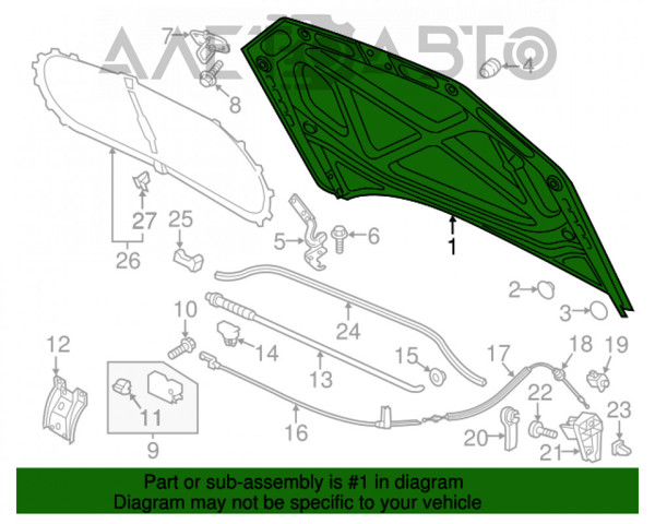 Капот AND 30823065